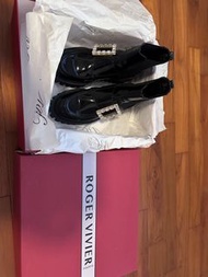 Roger Vivier 水鑽方扣短靴