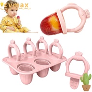 CYMX Silicone Popsicle Mold, BPA-Free 6 Cavity Baby Teething Ice Cream Stick Mold, Perfect Easy Clea