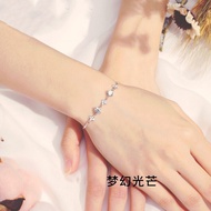 Luxurious PT950 Platinum Diamond Bracelet Womens Unique Design Birthday Gift Fashionable Jewelry Han