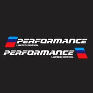 Tem chữ thể thao PERFORMANCE dán kính cánh cửa ô tô xe tải (sl 1 tem)