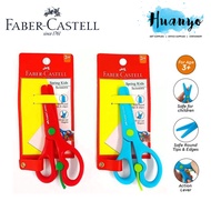 [HUANYO] Faber-Castell Spring Kids Safety Ergonomic Scissors 181571/381197 (For Left and Right Hande