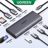 New in Sale Ugreen 10 in1 Dual HDMI 8K@30Hz 4K@60Hz , USB A, UAB C, PD 100W, SD, TF, Ethernet RJ45 1