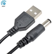80cm USB Port to 5.5*2.1mm 5V DC Barrel Jack Power Cable Connector USB Converter Adapter Extension C