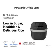 Panasonic 1L / 1.5L IH Micom Low Sugar Rice Cooker with 10 Auto Menus SR-HFL103KSH / SR-HFL153KSH