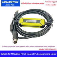 Suitable for Mitsubishi FX1n2n3u3g Series PLC Programming Cable USB-SC09-FX Communication Data Downl