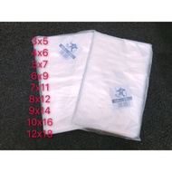 HM transparent plastic bag / plastik beg / plastik bungkus 5x8 6x9 7x10 8x10 8x12 9x14 10x16 12x18