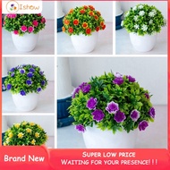 ISHOWMAL❤️ Artificial Bonsai Fake Plant Flower Potted Plant Home Bedroom Garden Decorative❤️