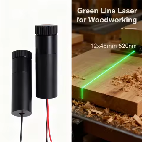 Adjustable Focus D12X45mm 3V/5V 520nm Green Line Laser Locator 5mw 10mw 20mw 30mw 50mw 80mw 135mw Fo