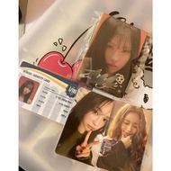 Wts signed izna jungeun album photocards pc sarang saebi kpop