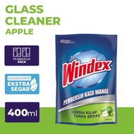 Windex Pembersih Kaca Liquid Apple Pouch 400ml