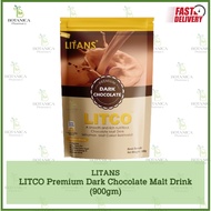 LITANS LITCO Premium Dark Chocolate Malt Drink (900gm) EXP: 08/2025
