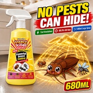 All pests die instantly！VM Cockroach Spray 680ml Ant Killer Spray Lipas Dalam Rumah Ant Spray Killer