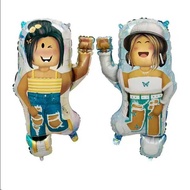 35 inches Pixel game Roblox theme Roblox ENMEX Girl birthday party decoration aluminum foil balloon