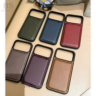 Temperature Discoloration Simple Solid Color Leather Shock-Resistant Case Suitable For iPhone 17 16 