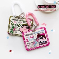 Lanyard and Name Tag Card holder meal Card bus Card {Shin-Chan Business Card} HiYOUNG Horizontal Ver