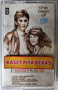 kaset pita bekas pop Franky Sahilatua the best of