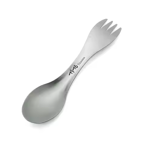 Titanium Spork Spoon Ultralight Cookware Portable For Outdoor Camping Picnic Accessories Hiking Trav