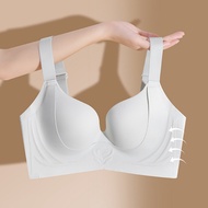 34-46CD Plus Size Deep V Sexy Underwear Seamless Comfortable Frameless Push-Up Bra Women