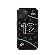 F1 No.12 Phone Case for iPhone15ProMax 14Pro 13 12 13mini Samsung S24 S22 S25 2in1 glossy hard case