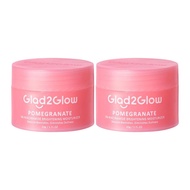Najmia - Glad2Glow moisturizer 2pcs Skincare Package l Pomegranate brightening moisturizer l Blueber