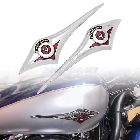 motorcycle 3D Fuel Gas Tank Emblem Badge Decals Stickers For Kawasaki Vulcan 1500 VN 500 VN650 VN800