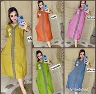 Daster Busui Kekinian Murah Daster Polos Rayon Premium Model Terbaru Full Kancing DASTER VIRAL 2022