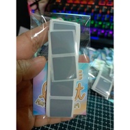 70PCS - 0.78in x 0.78in SQUARE Scratch Off Stickers