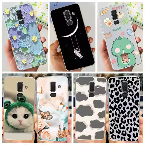 Case for Samsung Galaxy J8 2018 Case silicon back Cover for Samsung J8 2018 j810 Funda for Samsung J
