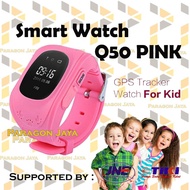 Smartwatch Q50 Q50 Smart Watch for Kids with GPS Sim Card Pink bl Nurhalillah