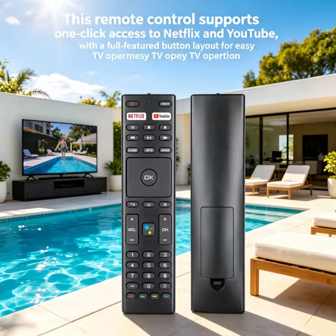 New RM-C3329 TV Remote for JVC, Replacement Controller Fit LT-50MU508 LT-70MB508 4K Smart TV, with N