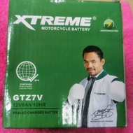 MOTORCYCLE XTREME BATTERY GTZ7V 12V6AH/10HR FOR YAMAHA NMAX/AEROX