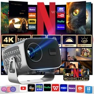 A10 Projector Android 13.0 Smart Projector 4K LED WiFi Autofocus 360° Flip Projector Projector Netfl