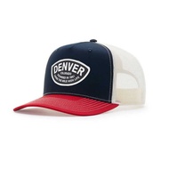 112FP Spring Summer Sunscreen Breathable Slightly Curved Baseball Cap 5-Piece Mesh Cap Richardson 11