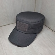 Topi Komando Tactical Patrol Cap Hitam Polos Allsize Pilcap Original Stylish & Bahan Ripstop TR Grad