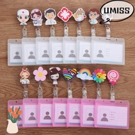UMISTYDREAM9IQ0 with Retractable Reel Metal Clip Nurse Doctor Cartoon Cute Badge Holders
