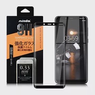 NISDA for Nokia 3.1 Plus 完美滿版玻璃保護貼-黑