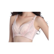 [32/70~34/75D] Embroidery Fuction Women Ladies Tourmaline Inner Fuction Thin 3/4 Cup Push Up Without