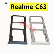 For Realme C63 SIM Card Tray Nano SIM Holder Slot