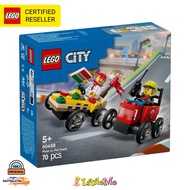 LEGO City Pizza vs. Fire Truck Race Car Pack 60458