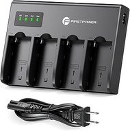 FirstPower 4-Channel LED Display Battery Charger for Sony NP-F550 F570 F750 F770 F930 F950 F960 F970