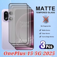 For OnePlus 15 15R 5G 2025 3PCS Matte Frosted Glass For Oneplus15 Oneplus15R Oneplus 15R oneplus15  