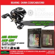 LYNX bearing Daiwa CA80,daiwa CC80, daiwa CR80 & daiwa CG80 -ceramic/stainless steel bearing/bushing