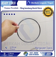 ring tumbuk ring kendang ring ketipung 6inch/16cm full chrome