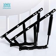 Gralara 2Pcs Bed Lift Mechanism Iron Versatile Lift up Storage Bed Hinges Hydraulic Gas Spring Bed S