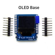 1pcs D1 Mini OLED cơ sở v2.0.0 0.66 inch 64x48 IIC I2C mô-đun nút kép