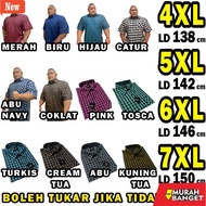 KEMEJA Men's checkered shirt, checkered shirt, men's shirt, jumbo men's shirt BIG size 3xl 4xl 5xl 6