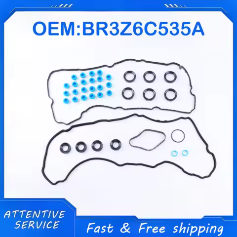 BR3Z6C535A Engine Valve Cover Gasket Set Compatible with Ford Transit-150 Transit-250 Transit-350 3.