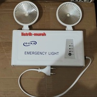 100%Berkualitas Oska Lampu Led Emergency Light Mata Kucing 2 Mata