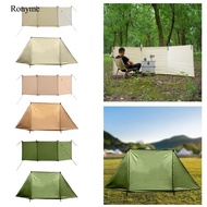Ronyme Outdoor Camping Stove Windscreen Portable Windproof Foldable Canvas Cooking Gear for Camper A