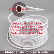 PVC Modeling Tube 16mm x 20mm Bendable Aluminum Plastic Pipe DIY Arch Frame Wedding Birthday Decorat